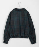 Moyven Check Collar Padded Jumper