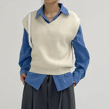 [INC MADE] Bellou V-neck Knit Vest