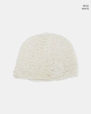 Devin Flower Pendant Knit Beanie