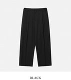 Stingy wrap pin tuck over slacks