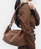 Beuanneu Suede Shoulder Crossbody Bag