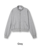 Berop D-ring Crop Zip-up
