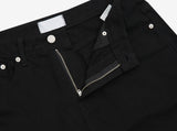 Basic Black Wide Denim Pants