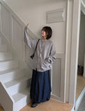 [unisex] Pokinin pocket over knit cardigan