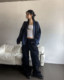 Neckie Soft Loose Fit V-Neck Cardigan