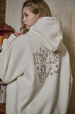 Fairy Angel Embroidered Hood Zip-Up