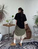 Pino Washed Banding Bermuda Pants