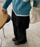 [BAONHAUS] Levan Banding Layered Skirt Pants