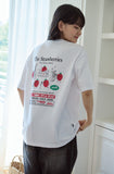 Strawberry Band Short Sleeve Tee
