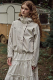 Crop Hood Windbreaker