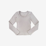 Giony Ribbed Brushed T-shirt
