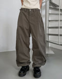 Leca Adjust Pintuck Balloon Nylon Pants