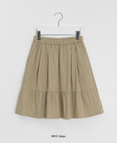Beaudis Banding Flare Midi Skirt