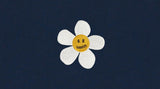 Flower Dot Embroidery Color Matching Short Sleeve Tee