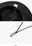 Safari snap button string bucket hat