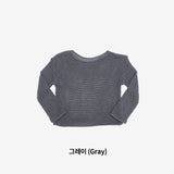 Ribin see-through knitwear