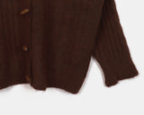 Hinmo Cable Duffle Button Hood Knit Cardigan