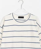 Nildi Stripe Over Short Sleeve Tee