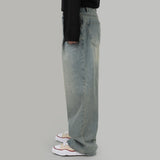 Teen Wash Wide Jeans