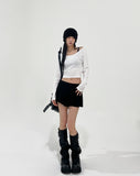 Mulve folding flare skirt pants