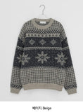 [unisex] Gamb Nordic Round Knit
