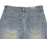 Uto Wash Denim Wide Pants