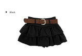Romel Tiered Frill Belt Mini Skirt Set