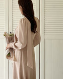 Sellby Drape Tie Wrap One Piece