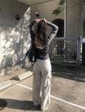 Beto Pocket Cargo Wide Cotton Pants