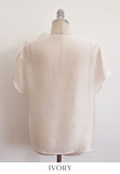 Gael Tencel Tie-neck Tulip Blouse