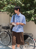 [PLAN MADE/MADE] Infold ST Tie Short Sleeve Shirt