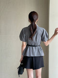 Kane Puff Collar Short Sleeve Jacket