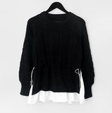 melin string layered knitwear