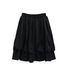 Lilum Balloon Tiered Midi Skirt