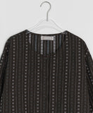 [BAONHAUS] Hasini flower round blouse