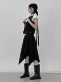 Retton Folding Unbalance Skirt
