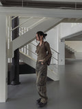 3 Pocket Multi Cargo Denim Pants