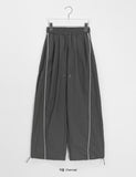 Bidang Track Nylon Banding Wide Pants