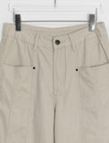 Visitk Summer Cut Cotton Wide Pants