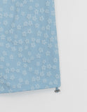 Manteo Seersucker Flower Banding Wide Pants