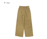 Demon Pintuck Cotton Long Wide Pants