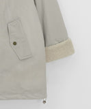 Yushit Wool Hood Bomber Padding Jumper