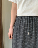 Badel Dot Banding Long Skirt