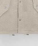 Layud Single Boucle Quilting Midi Coat