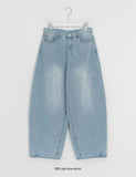 Hiphu Studded Denim Wide Pants