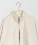 Miroi Two Way Pocket Leather Zip-Up Jumper