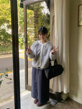 Binny non-fade banding color matching pocket long skirt