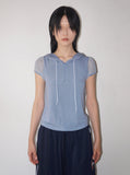 MESH HOOD HALF T