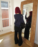 Vda Dot Color Matching Knit Cardigan