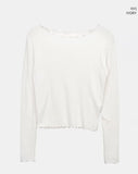 Leel Brushed Frill T-Shirt